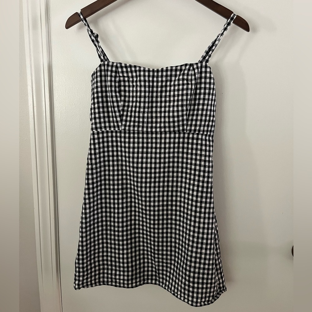 Mini Checkered Dress